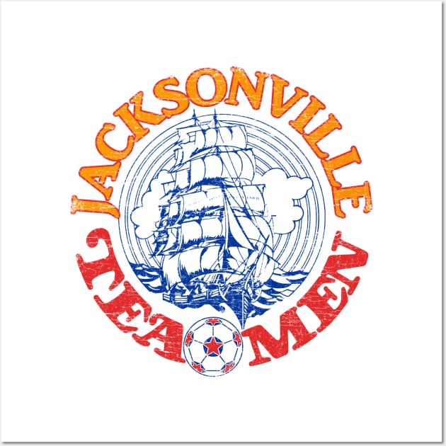 Jacksonville Tea Men Vintage Wall Art by zurcnami